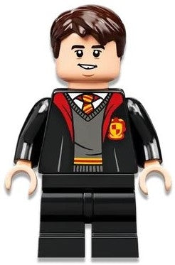 Preowned LEGO® Minifigure – Harry Potter hp330 Neville Longbottom Gryffindor Robe Open Blac