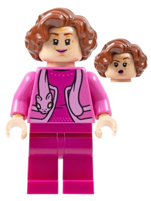 Preowned LEGO® Minifigure – Harry Potter hp356 Professor Dolores Umbridge Dark Pink Jacket