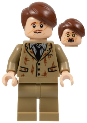 Preowned LEGO® Minifigure – Harry Potter hp367 Professor Remus Lupin Dark Tan Suit Tattered