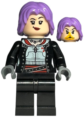 Preowned LEGO® Minifigure – Harry Potter hp369 Nymphadora Tonks Medium Lavender Hair Plain