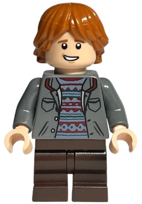 Preowned LEGO® Minifigure – Harry Potter hp382 Ron Weasley Dark Bluish Gray Jacket