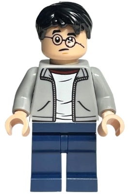 Preowned LEGO® Minifigure – Harry Potter hp384 Harry Potter Light Bluish Gray Jacket Broken