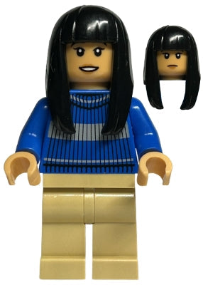 Preowned LEGO® Minifigure – Harry Potter hp402 Cho Chang Blue Ravenclaw Quidditch Sweater T