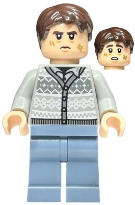 Preowned LEGO® Minifigure – Harry Potter hp425 Neville Longbottom Fair Isle Sweater Sand Bl