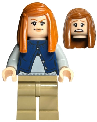 Preowned LEGO® Minifigure – Harry Potter hp437 Ginny Weasley Dark Blue Cardigan Vest