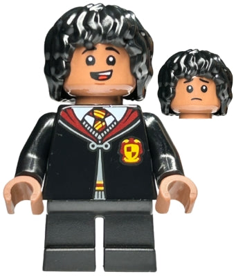 Preowned LEGO® Minifigure – Harry Potter hp441 Lee Jordan Gryffindor Robe Clasped Black Sho