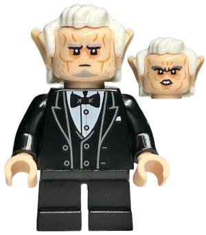 Preowned LEGO® Minifigure – Harry Potter hp451 Ricbert Black Tuxedo White Hair
