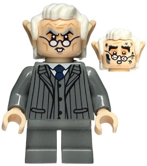 Preowned LEGO® Minifigure – Harry Potter hp455 Bogrod Dark Bluish Gray Pinstripe Suit