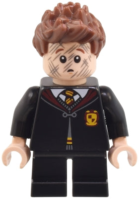 Preowned LEGO® Minifigure – Harry Potter hp491 Seamus Finnigan - Gryffindor Robe Clasped, Black Short Legs