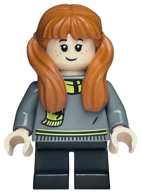 Preowned LEGO® Minifigure – Harry Potter hp521 Susan Bones - Hufflepuff Sweater and Scarf, Black Short Legs