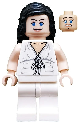 Preowned LEGO® Minifigure – Indiana Jones iaj007 Marion Ravenwood White Dress Top White Leg