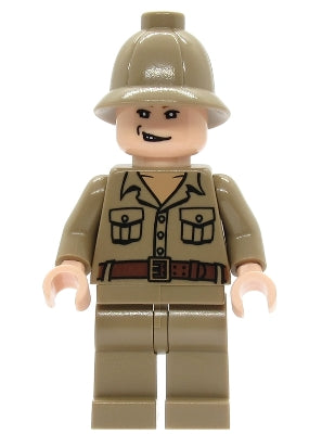 Preowned LEGO® Minifigure – Indiana Jones iaj009 Rene Belloq Dark Tan Jacket