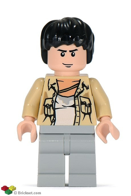 Preowned LEGO® Minifigure – Indiana Jones iaj010 Satipo Shirt w/Black Pockets