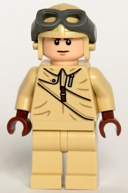 Preowned LEGO® Minifigure – Indiana Jones iaj048 Fighter Pilot