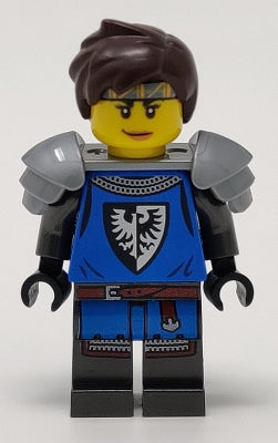 Preowned LEGO® Minifigure – LEGO® Ideas idea084 Black Falcon Female Pearl Dark Gray Detaile