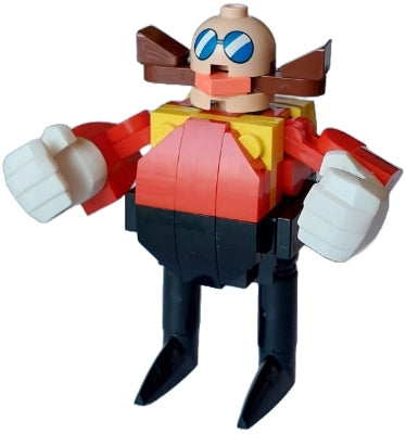 Preowned LEGO® Minifigure – LEGO® Ideas idea164 Dr. Eggman (Doctor Ivo Robotnik) w/out Stic