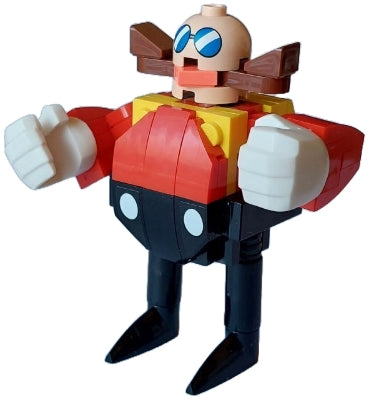 Preowned LEGO® Minifigure – LEGO® Ideas idea164s Dr. Eggman (Doctor Ivo Robotnik) w/Sticker
