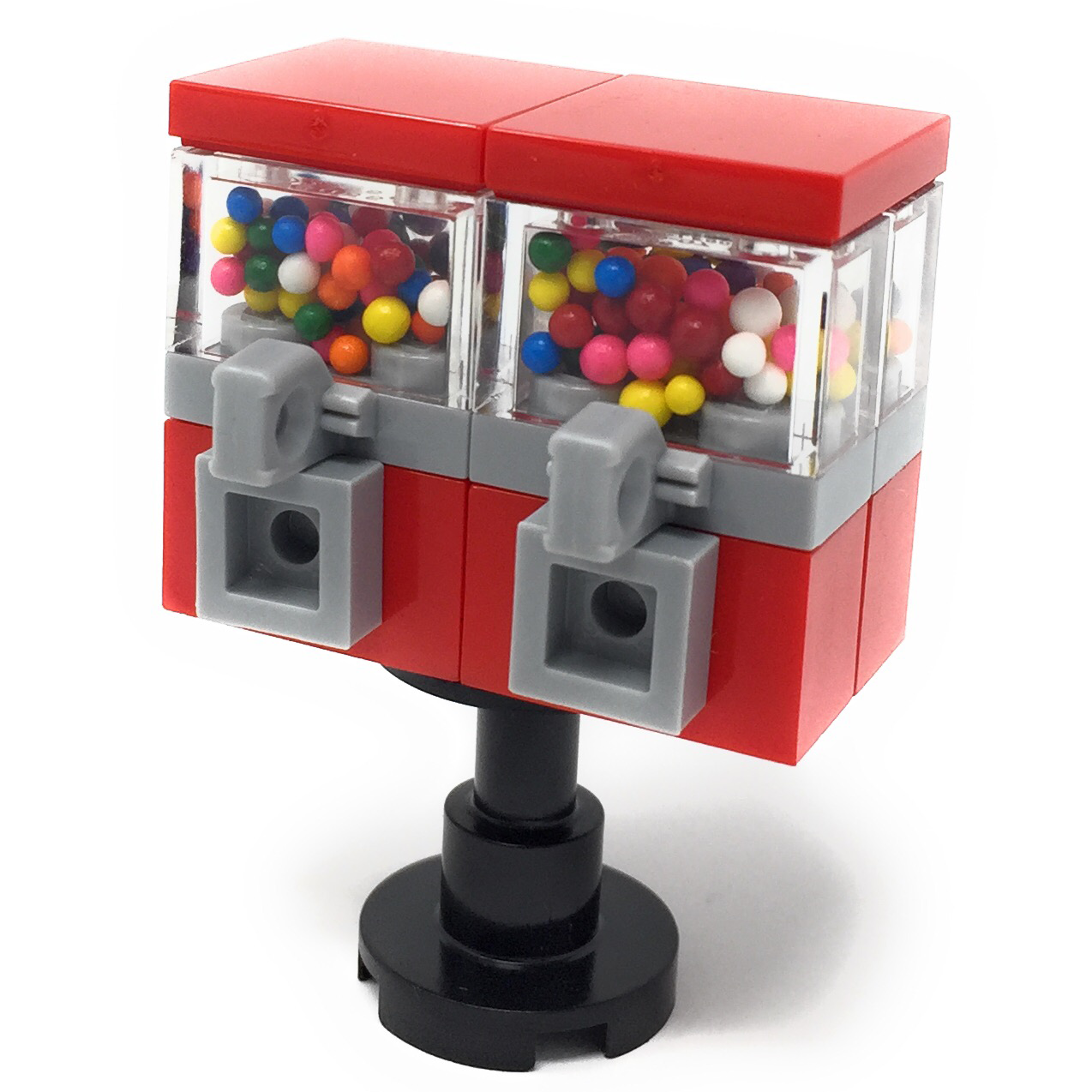 Brickshow Shop Double Gumball Machine Building Kit