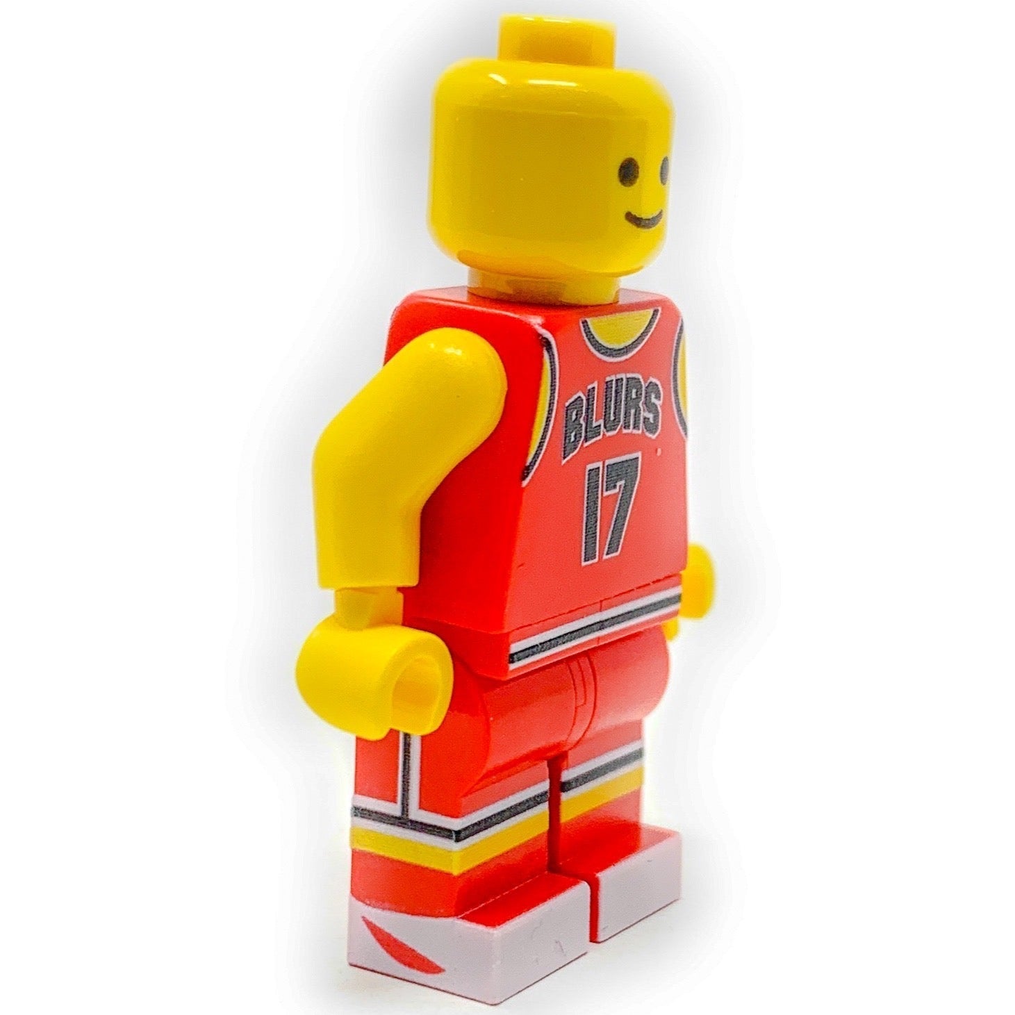 Brickshow Shop Custom LEGO® Minifigure – #17 Chicago Blurs - B3 Customs® Basketball Player Collectible
