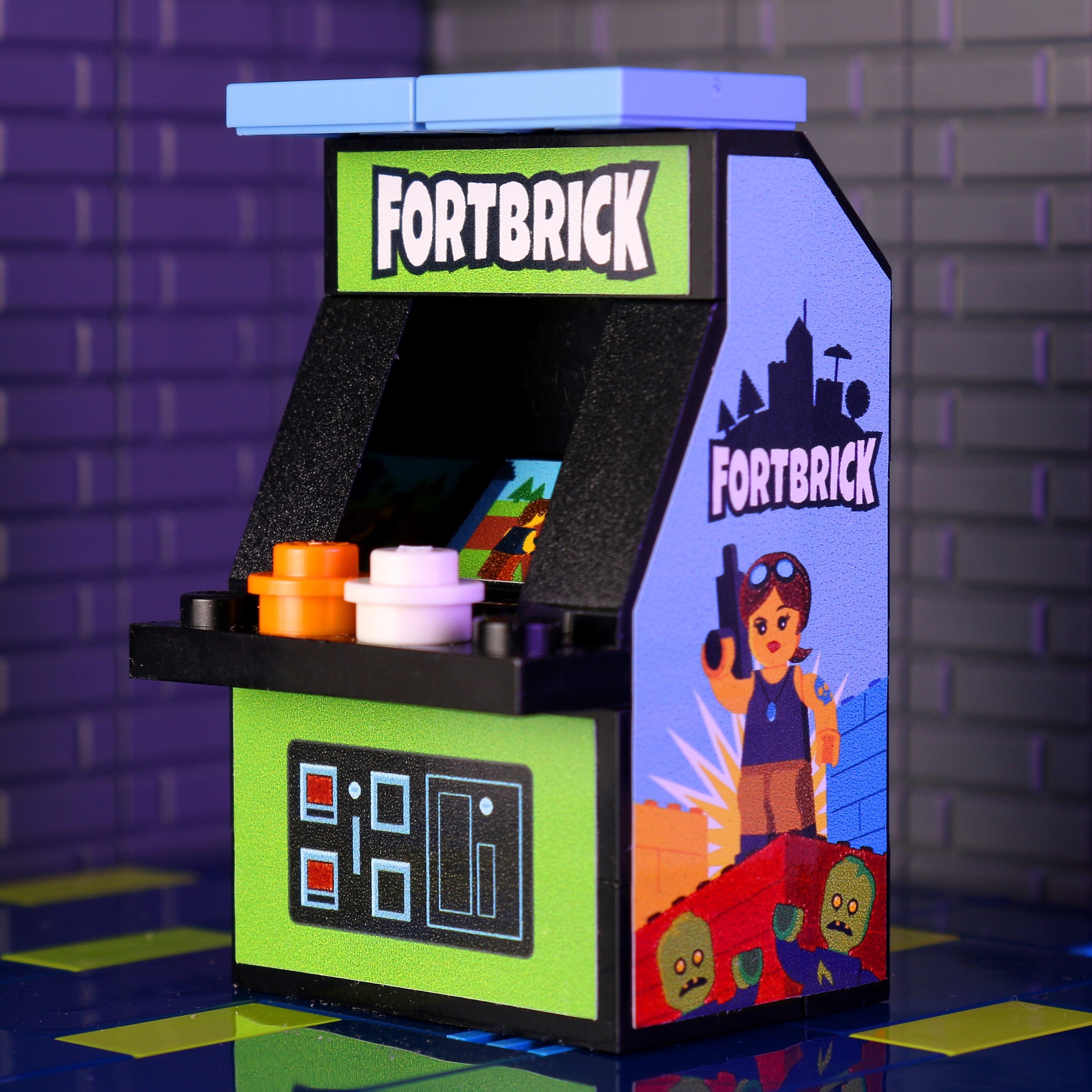 Brickshow Shop Fortbrick Arcade Machine Building Set Building Kit