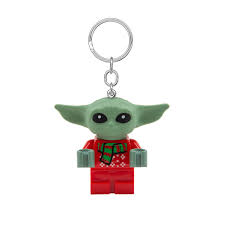 LEGO® Keychain – Star Wars The Mandalorian Keychain Light - Grogu Holiday Sweater