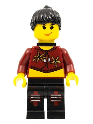 Preowned LEGO® Minifigure – Island Xtreme Stunts ixs004a Xtreme Stunts Sky Lane w/Neck Brac