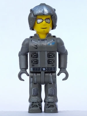 Preowned LEGO® Minifigure – Jack Stone js014 Res-Q Open Faced Helmet and Sunglasses