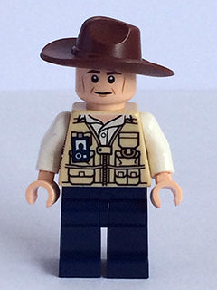 Preowned LEGO® Minifigure – Jurassic World jw016 Vet Hat Fedora