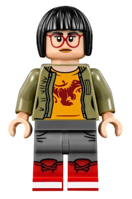 Preowned LEGO® Minifigure – Jurassic World jw031 Zia Rodriguez Olive Green Jacket