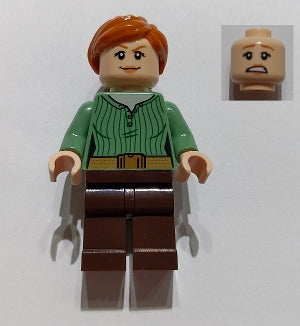 Preowned LEGO® Minifigure – Jurassic World jw052 Claire Dearing Sand Green Shirt