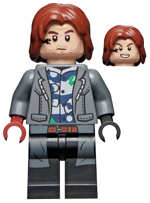Preowned LEGO® Minifigure – Jurassic World jw077 Rainn Delacourt Dark Blue and White Shirt