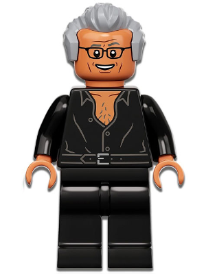 Preowned LEGO® Minifigure – Jurassic World jw085 Dr. Ian Malcolm Partially Open Shirt Light