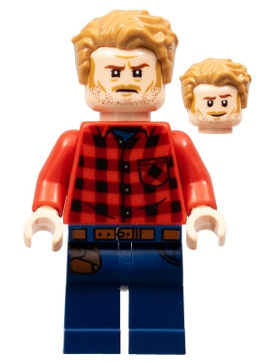 Preowned LEGO® Minifigure – Jurassic World jw089 Owen Grady Flannel Shirt