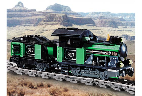 LEGO® Train KT404 Small Train Engine with Green Tender Building Kit