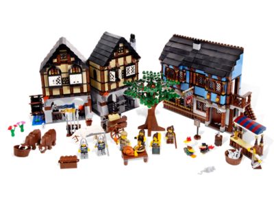 LEGO® Castle 10193 - Medieval Market Village Preowned Building Kit