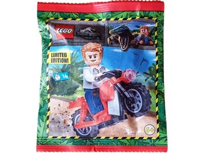 LEGO® Jurassic World 122333-1 - Owen with Motorcycle polybag