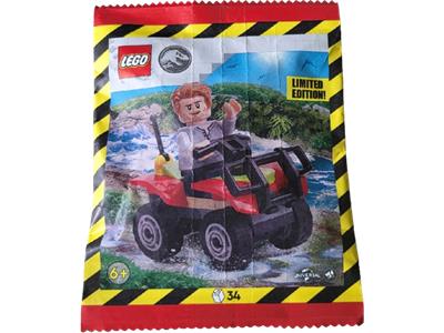 LEGO® Polybag – Jurassic World 122503-1 Owen with Quad bike