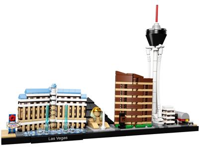 LEGO® Architecture 21047 - Las Vegas (Bellagio Hotel Version) Preowned Building Kit