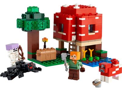 LEGO® Minecraft 21179 - The Mushroom House Preowned Building Kit