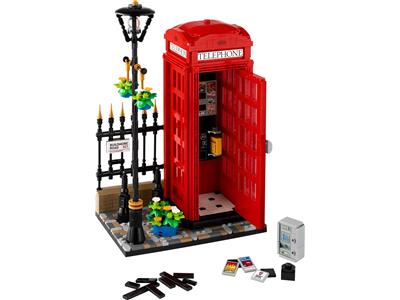 LEGO® Ideas 21347 - Red London Telephone Box Preowned Building Kit