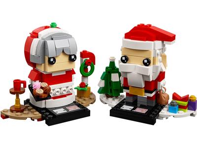 LEGO® BrickHeadz 40274 Mr. Claus & Mrs. Claus Building Kit