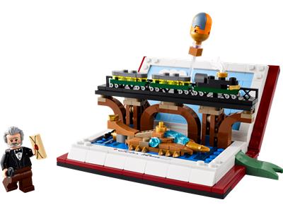 LEGO® Promotional 40690 - Tribute to Jules Verne's Books Preowned Building Kit