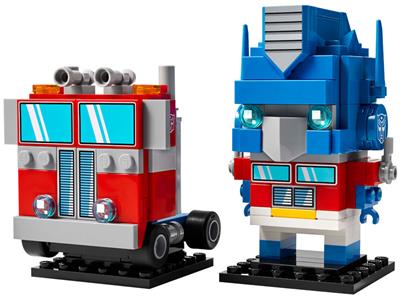 LEGO® BrickHeadz 40803 - Optimus Prime Robot & Vehicle Building Kit
