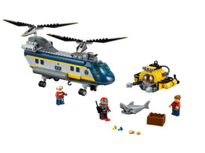 LEGO® Town 60093 Deep Sea Helicopter Building Kit