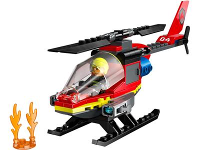 LEGO® City 60411 Fire Rescue Helicopter Building Kit