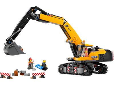 LEGO® City 60420 Yellow Construction Excavator Building Kit