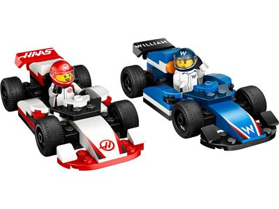 LEGO® City 60464 - F1 Williams Racing & Haas F1 Race Cars Preowned Building Kit