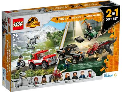 LEGO® Jurassic World 66774 - Bundle Pack 2 in 1 Gift Set Dino Preowned Building Kit