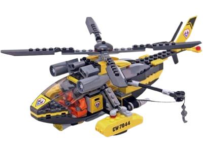 LEGO® Town 7044 - Rescue Chopper Preowned Building Kit