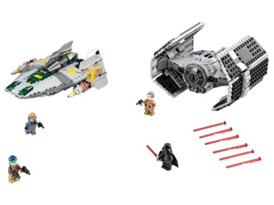 LEGO® Star Wars 75150 Vader's TIE Advanced vs. A-Wing Starfighter Building Kit